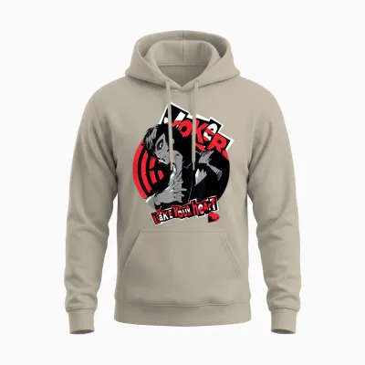 Persona 5 Joker Take Your Heart Atlus Unisex Hoodie - Sand