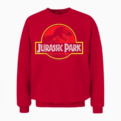 T-Rex Adventure Jurassic Park 2025 Logo Unisex Sweatshirt - Red