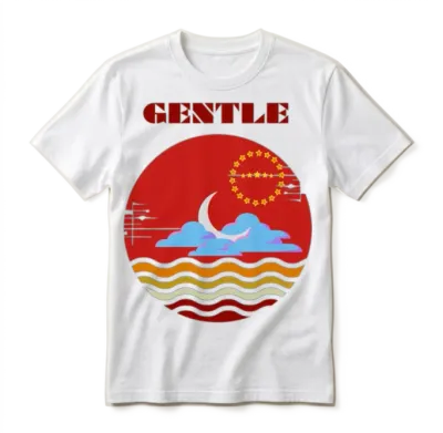 Classic Retro Sunset Unisex T-Shirt - White