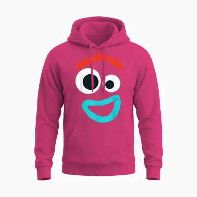 Disney and Pixar Toy Story 4 Forky Smiling Costume Unisex Hoodie - Heliconia