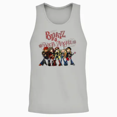 Bratz Rock Angelz Group Shot Unisex Tank Top - Ash