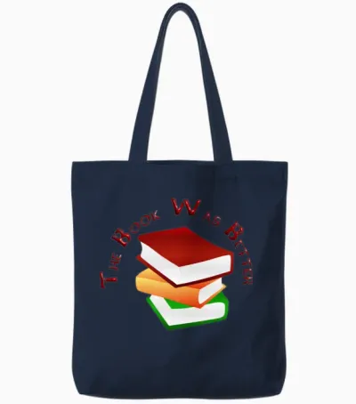 The Book Was Better Tote Bags - Navy