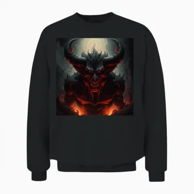Daemon Unisex Sweatshirt - Black