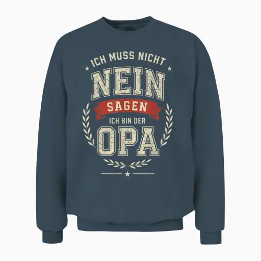 Grandpa Birthday Gift Shirt Grandpa Saying Funny T-Shirt Grandpa Unisex Sweatshirt - Dark Heather