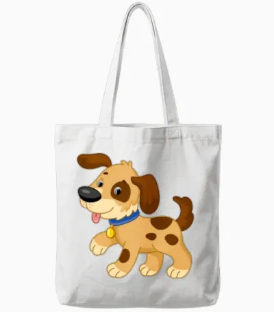 ☆☆dog Dog☆☆ Tote Bags - White