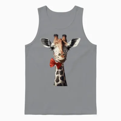 Funny Girafe Unisex Tank Top - Sport Grey