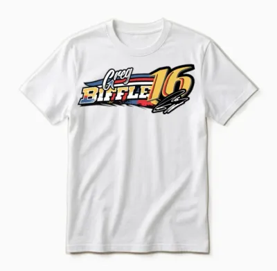 Greg-Biffle 16 Racing Unisex T-Shirt - White