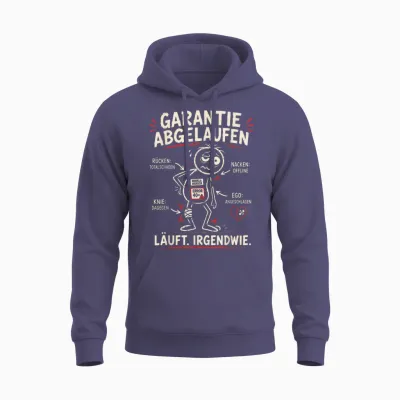 Aua Au älter Werden Alter Mann Alte Frau Lustig Geburtstag Unisex Hoodie - Heather Sport Dark Navy