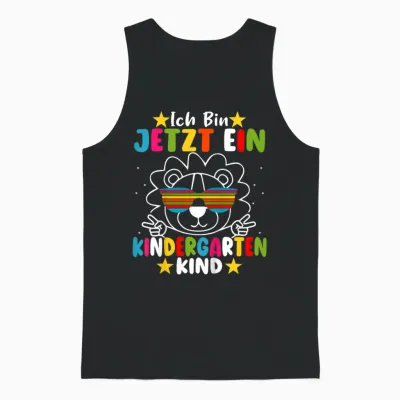 Kinder Ich Bin Jetzt Ein Kindergartenkind Kita Abgänger 2026 Löwe Unisex Tank Top - Black