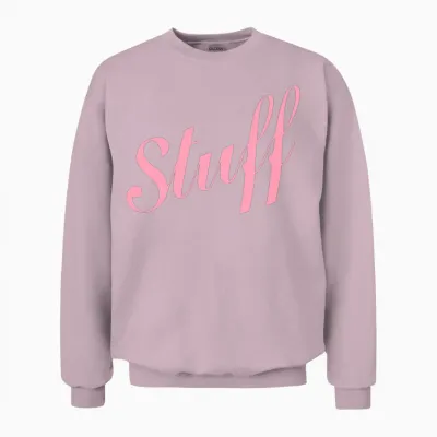 Stuff Unisex Sweatshirt - Light Pink