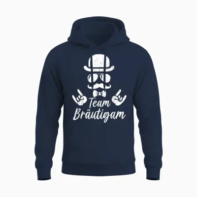 Jga T-Shirt Männer Polterabend Poltern Junggesellenabschied Unisex Hoodie - Navy