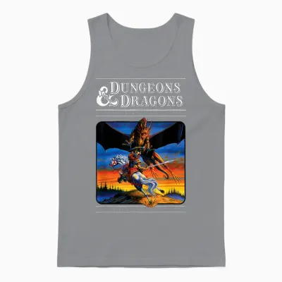 Dungeons & Dragons Vintage Expert Rulebook T-Shirt Small Unisex Tank Top - Sport Grey
