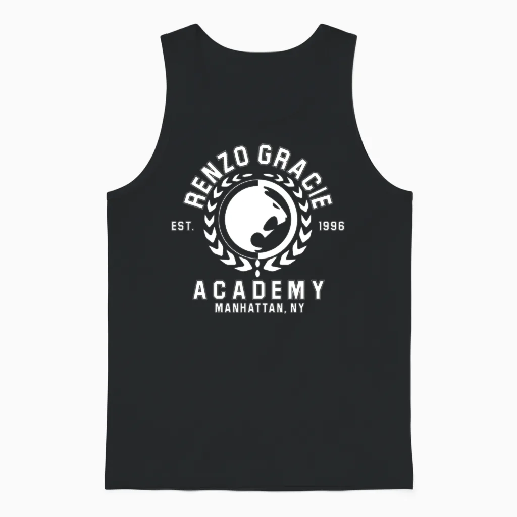 Renzo Gracie Jiu-Jitsu Unisex Tank Top in Black