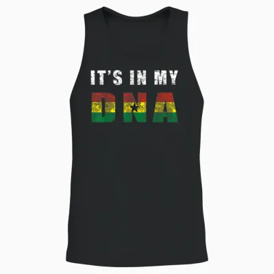 Flag of Ghana, Flag of Ghana. T-Shirt, Black, S Unisex Tank Top - Black