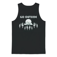 Take a Hike, Hiking Lover, Adventure, Nature. Unisex Tank Top - Black – 1