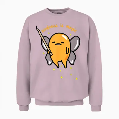 Gudetama Fairy Kindness Is Magic Unisex Sweatshirt - Light Pink