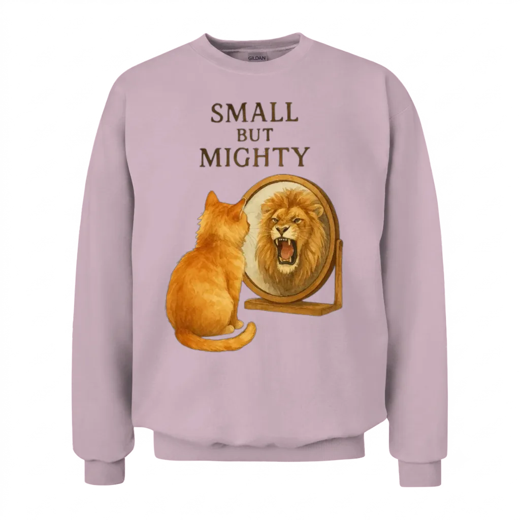 Small but Mighty Unisex Sweatshirt - Light Pink