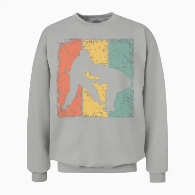 Judo Retro Unisex Sweatshirt - Ash