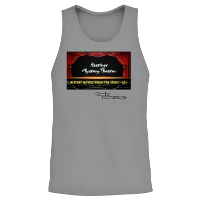 Hastings Mystery Theater-Host by Randall Schaefer Unisex Tank Top - Sport Grey