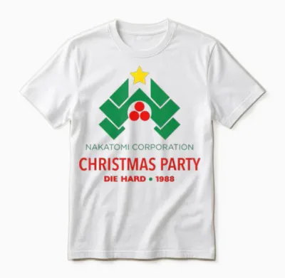 The Hard Nakatomi Corporation Christmas Party 1988 Unisex T-Shirt - White