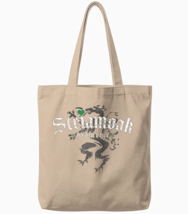 Steiamoak Do Bin I Her Original Steirisch Slogan Steiermark T-Shirt, Black Tote Bags in Natural