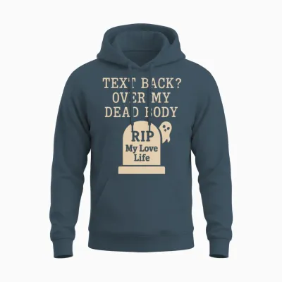 Ghosted Breakup Humor Dating Fail Single Af Unisex Hoodie - Dark Heather