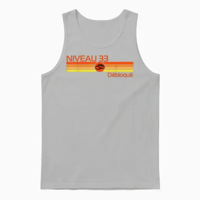 Cadeau 33 Ans De Mariage – Noces De Porphyre Unisex Tank Top - Ash