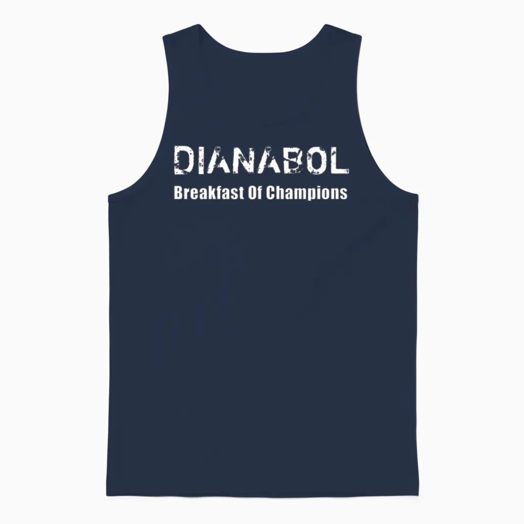 Bodybuilding Dianabol Steroid - Breakfast Of Unisex Tank Top in Navy