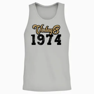 1974 Vintage Unisex Tank Top - Ash