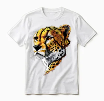 Cheetah Cheetah Feline I Love Cats Sweet Cheetah Unisex T-Shirt - White