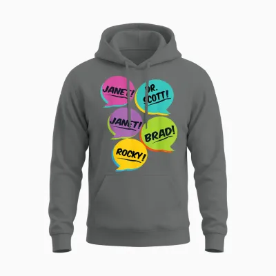Rocky Horror Show Scène De Chambre à Coucher Unisex Hoodie - Graphite Heather