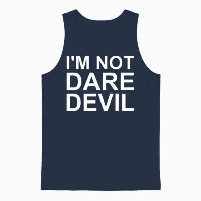 I'm Not Daredevil Unisex Tank Top - Navy