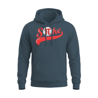 Volleyball Spike T Shirt with Math Symbol Pi Subst Unisex Hoodie - Dark Heather