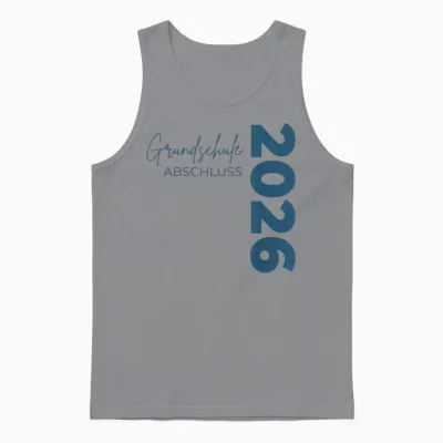 Grundschule Abschluss 2026 Schulwechsel 4. Klasse Abschied Unisex Tank Top - Sport Grey