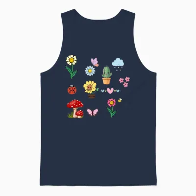 Cute Item Unisex Tank Top - Navy