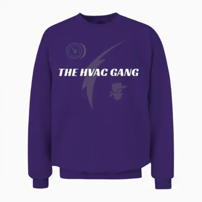 The Hvac Gang Unisex Sweatshirt - Purple