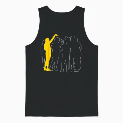 Sophie Pointing Meme Funny Basketball Unisex Tank Top - Black