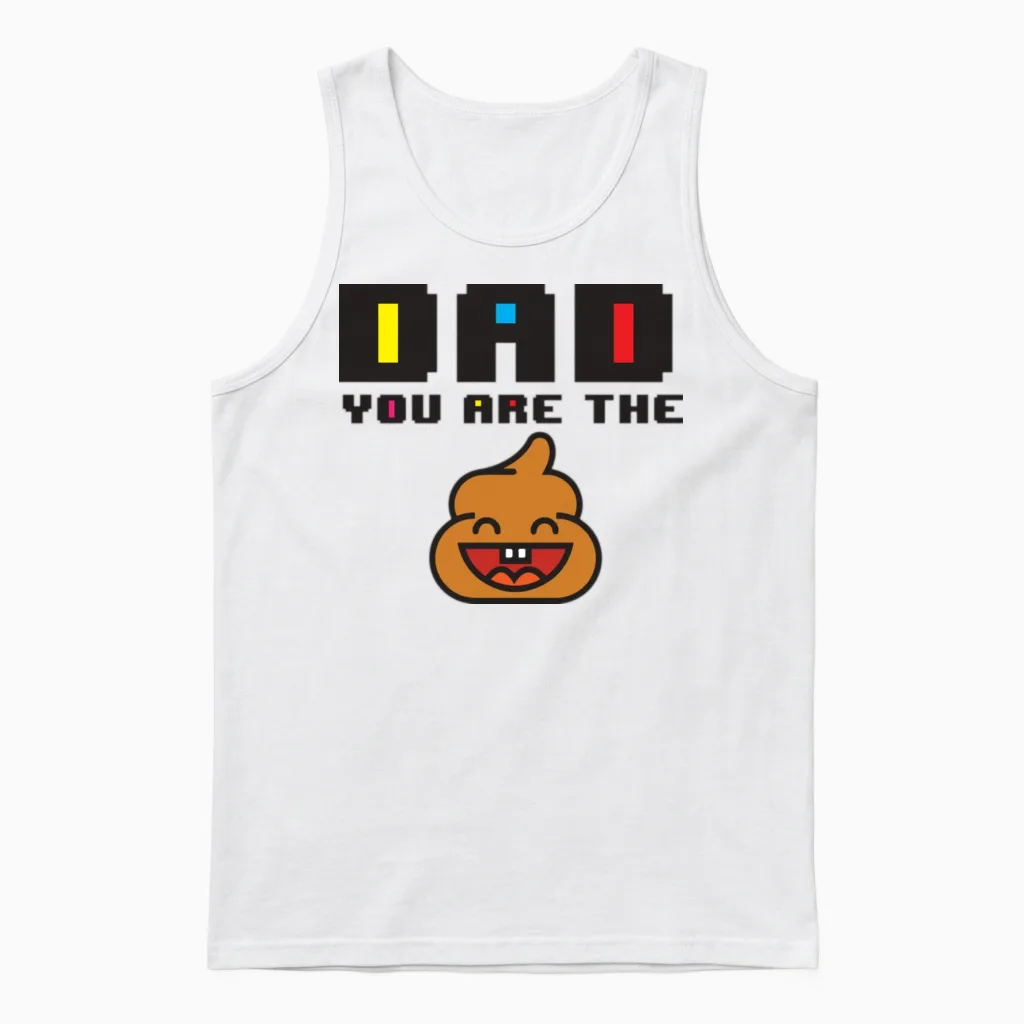 Funny Kids Unisex Tank Top in White