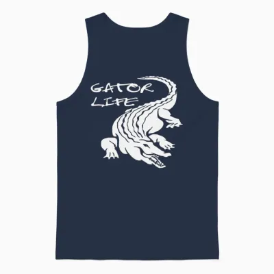 Gator Life Unisex Tank Top - Navy
