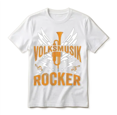 Folk Music Party Festival Outfit German Hits Unisex T-Shirt - White