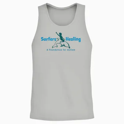 Surfers Healing Logo Unisex Tank Top - Ash