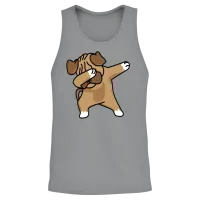 Pug Dab 01 Unisex Tank Top - Sport Grey – 2