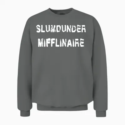 Slumdunder Mifflinaire Travel Retro Retro Unisex Sweatshirt - Graphite Heather