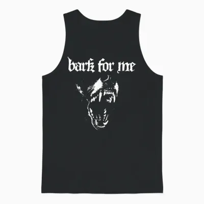 Blackletter Aesthetic Trendy Unisex Tank Top - Black