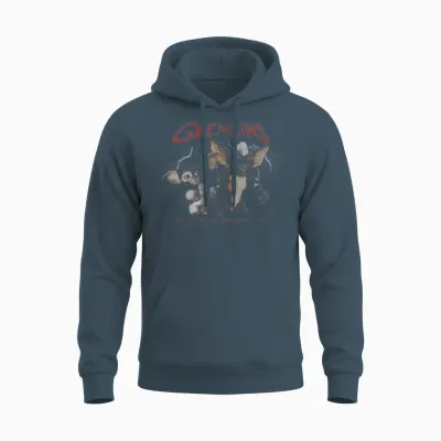 Gremlins Lightning Storm Portrait Unisex Hoodie - Dark Heather