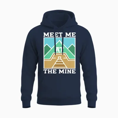 Coal Mining Coal Miner Unisex Hoodie - Navy