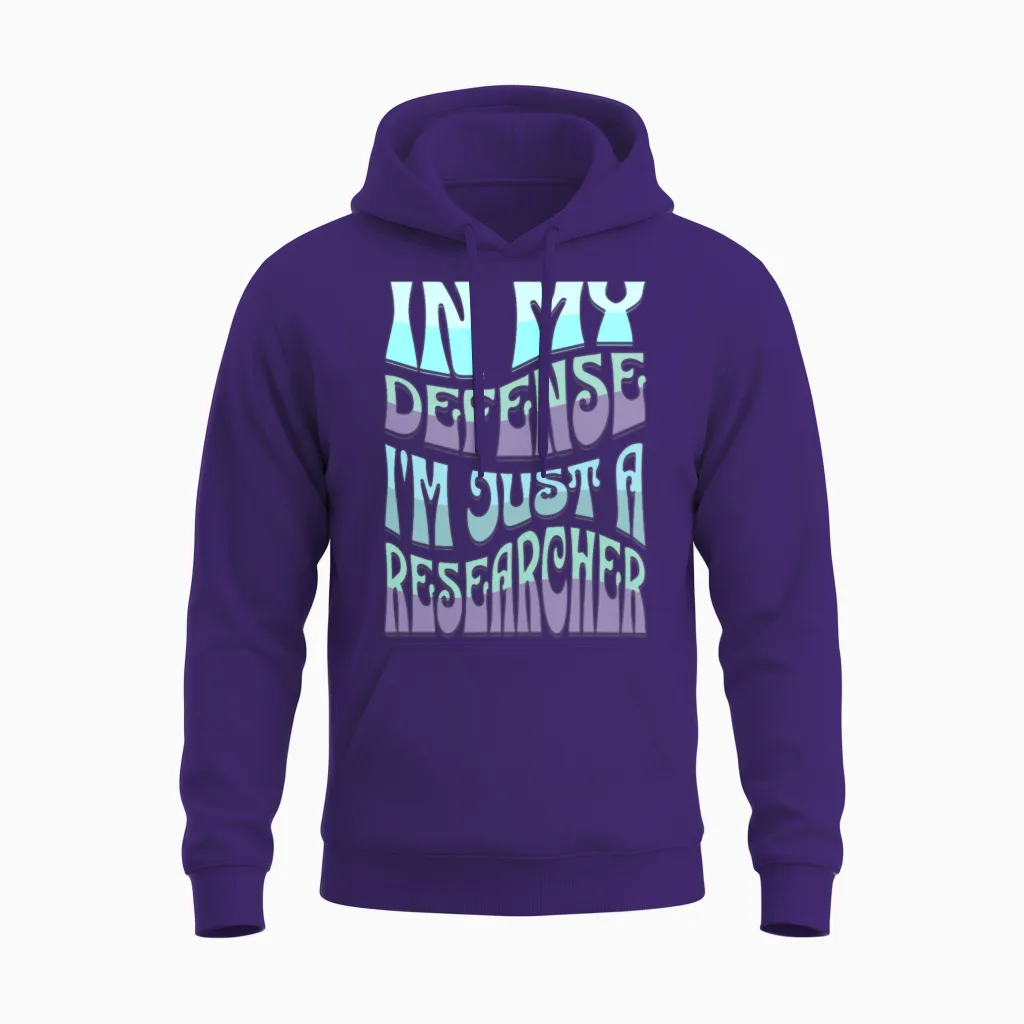 Funny Researcher Unisex Hoodie in Purple