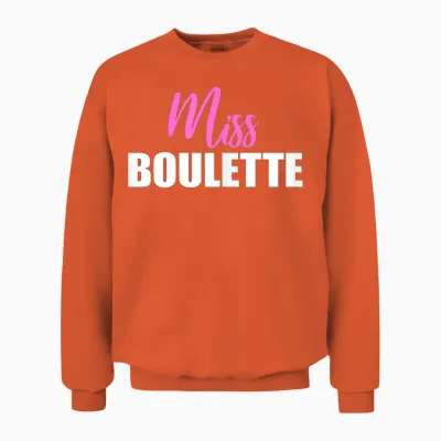 Miss Boulette | Awkward Gaffe Dumpling Error Left Fun Unisex Sweatshirt - Orange