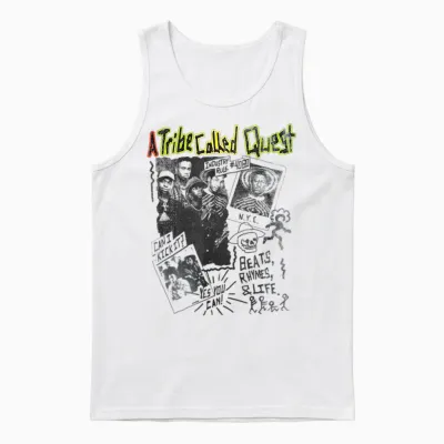 Eine Tribe Called Quest Band-Collage Unisex Tank Top - White