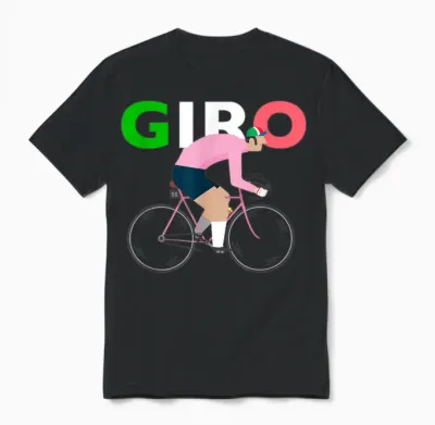 Rosa Trikot I Radfahren I Biking I Giro I Italien Unisex T-Shirt - Black